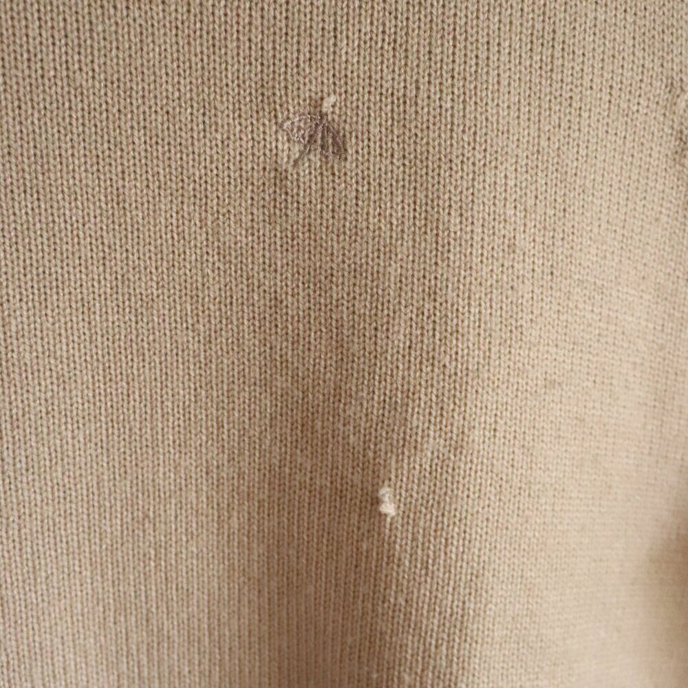Arnold Palmer Men's Sz XL Tan‎ Sleeveless V-Neck Knit Ribbed Sweater Vest - Picture 7 of 9
